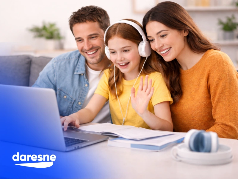 UK family who chose Daresne